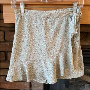 Dry Goods Originality Floral Print Floral Tie Women's Skort Size Medium